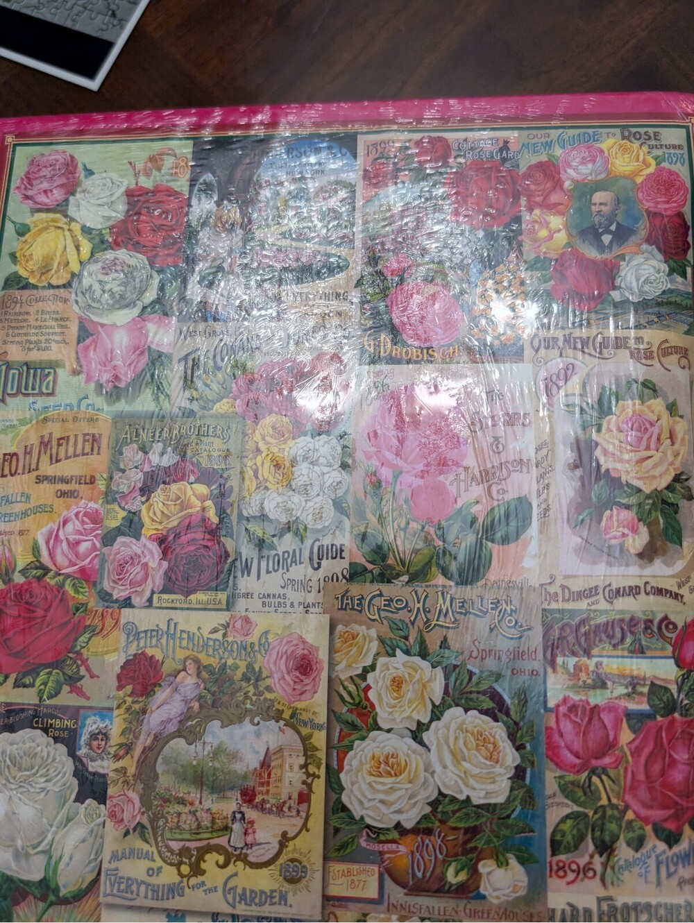Eurographics Smithsonian Roses Seed Catalogue Collection 1000 Piece Puzzle NIB - Picture 3 of 5